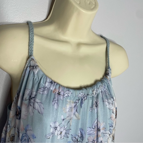 Elena Baldi Silk Blend Tiered Floral Maxi Dress - Picture 5 of 14